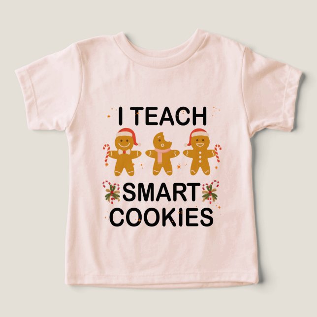 Ensino Biscoitos Inteligentes Engraçados De Volta  (Design frontal)