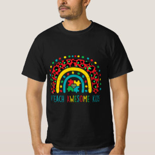 Ensino crianças incríveis camisa Quebra-cabeça de