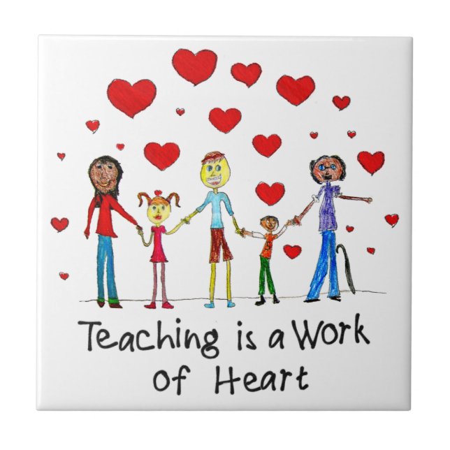 Ensino é uma obra de coração (Frente)