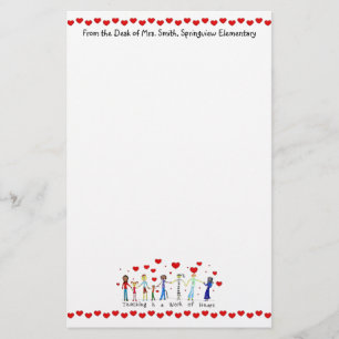 Ensino é uma obra de papelaria