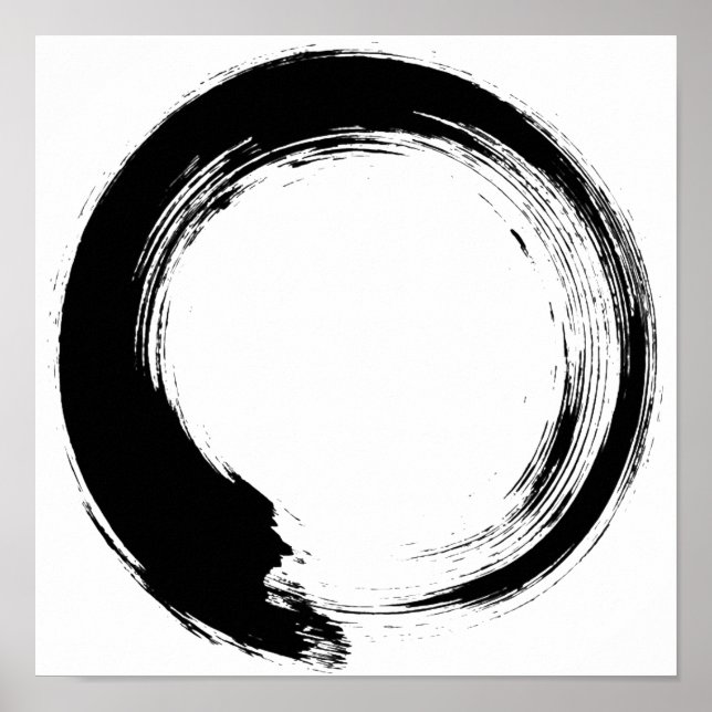 Enso Zen Circle Poster (Frente)
