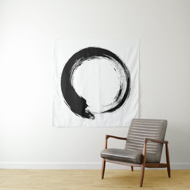 Enso Zen Circle Tapeçaria (In Situ)
