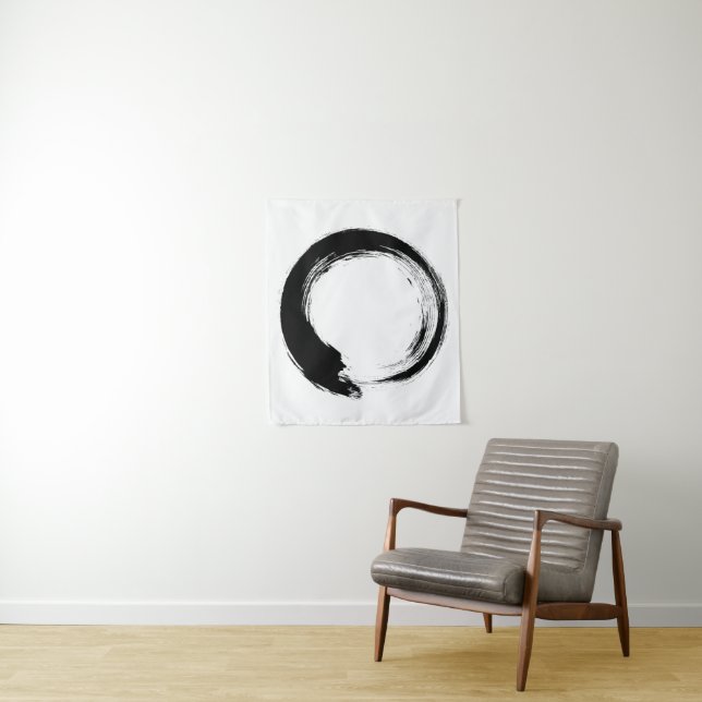 Enso Zen Circle Tapeçaria (In Situ)