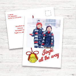 Entalhe Cartões de foto de Natal bonito todo o cam