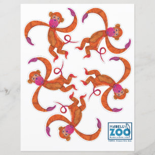 Entalhe do macaco do jardim zoológico de Mabell