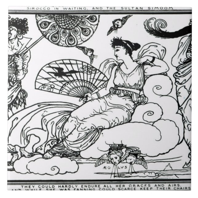 'Então a rainha do ar vibrou na sala (Frente)