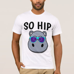 então camisetas Pai da anca hippo