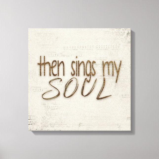 Então Canta O Texto Da Minha Alma Na Impressão Da  (Frente)