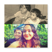 Então e agora crianças Fotos cartão magnético