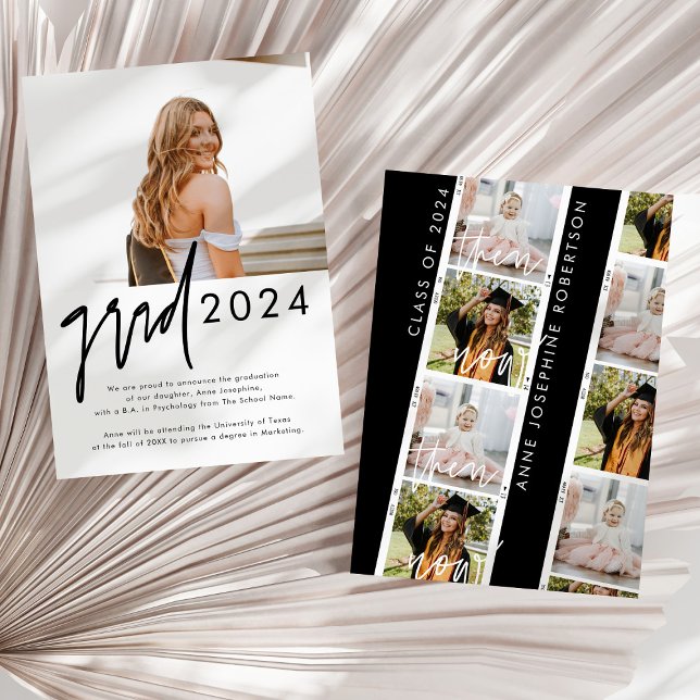 Então E Agora O Anúncio Moderno De Graduação De Fo (Criador carregado)