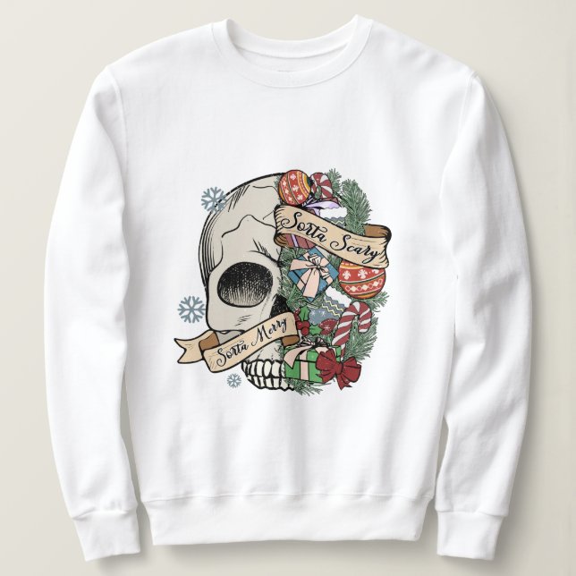 Então feliz sua assustadora camisa de suor (Frente do Design)