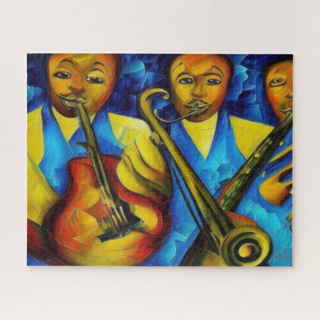 "Então Jazzy" Quebra-cabeça de Jigserra (Horizontal)