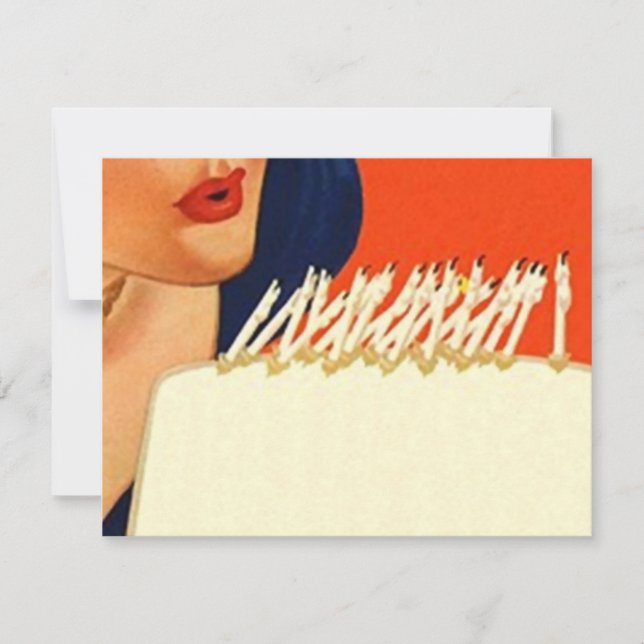 ENTERRAR O CONVITE DE FESTA DE ANIVERSÁRIO DA MULH (Frente)