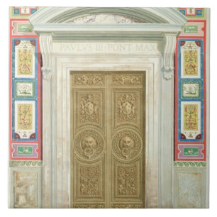 Entrada ao Loggia de Raphael no vaticano, de