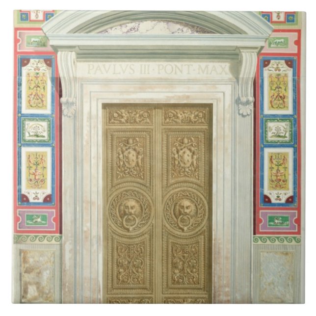 Entrada ao Loggia de Raphael no vaticano, de (Frente)