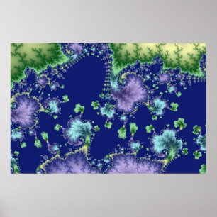 Entrada Flutuante - Poster Fractal