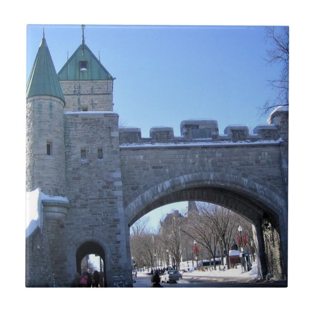 Entrada na Cidade Velha do Quebec, Quebec, Canadá (Frente)