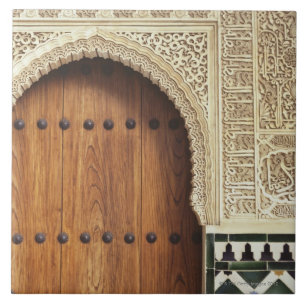 Entrada no palácio de Alhambra em Granada, espanh