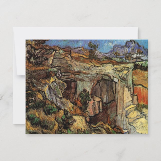 Entrada no Quarry, Santo-Remy de Vincent van Gogh (Frente)