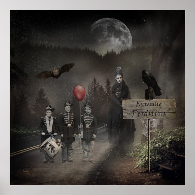 Entrando no poster de parede de Perdição (Frente)