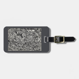 Entre, A Etiqueta De Bagagem Do Microdot