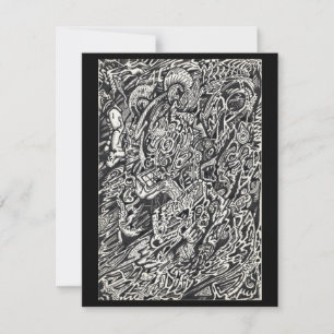 Entre, O Microdot Man Flat Card