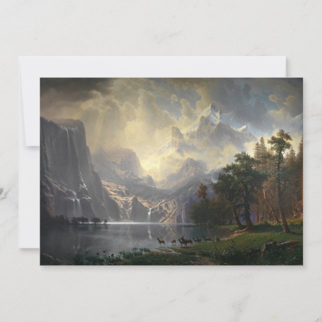 Entre Sierra Nevada, CA | Albert Bierstadt (Frente)