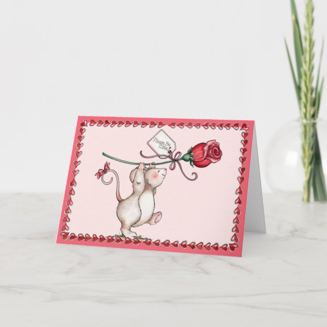 Entrega de Flores - Cartão de Boas Vindas (Frente)