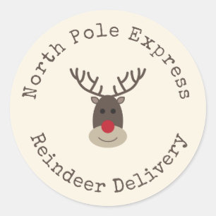 Entrega Especial Etiqueta de Presente do Polo Nort