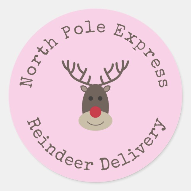 Entrega Especial Etiqueta de Presente do Polo Nort (Frente)