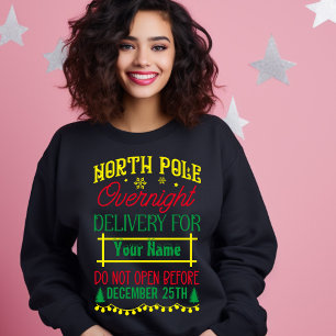 Entrega noturna do Polo Norte para o seu nome