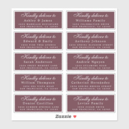 Entregar para Script de Etiquetas de Borgonha de E