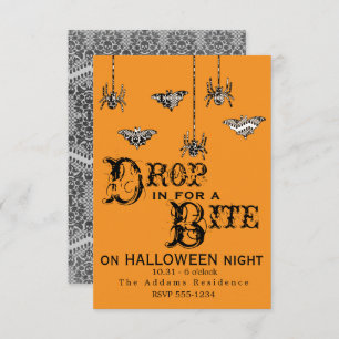 Entregar para um Bite - Convite de Aranha Elegante