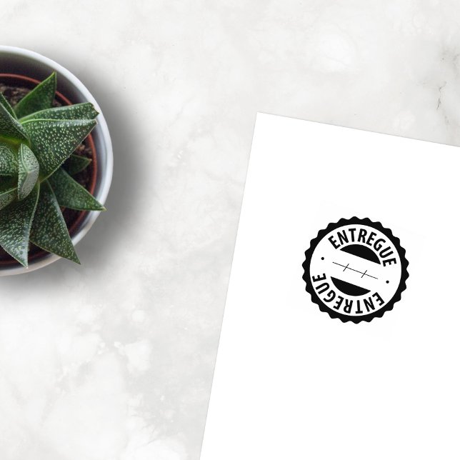 Entregue, Carimbo de Borracha Português (Criador carregado)