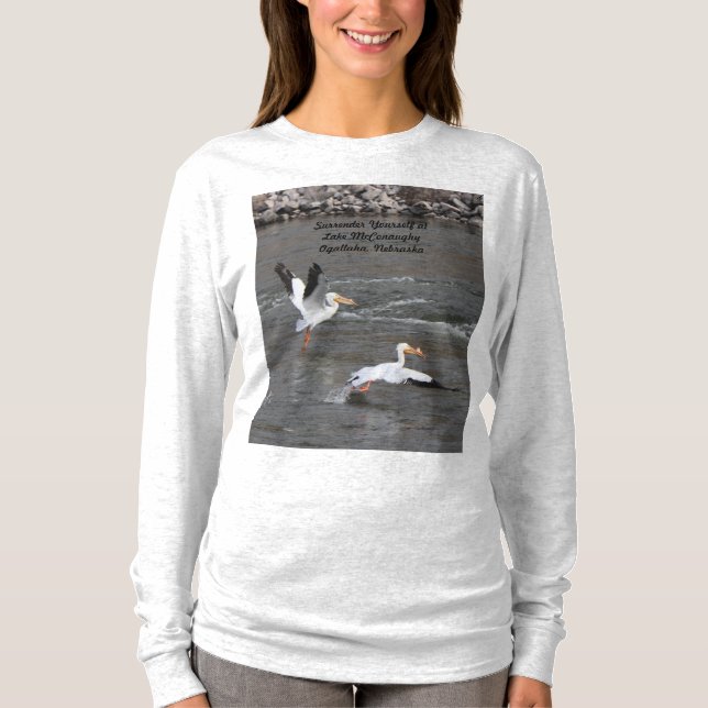 entregue-se na camiseta Ogallala Nebraska (Frente)