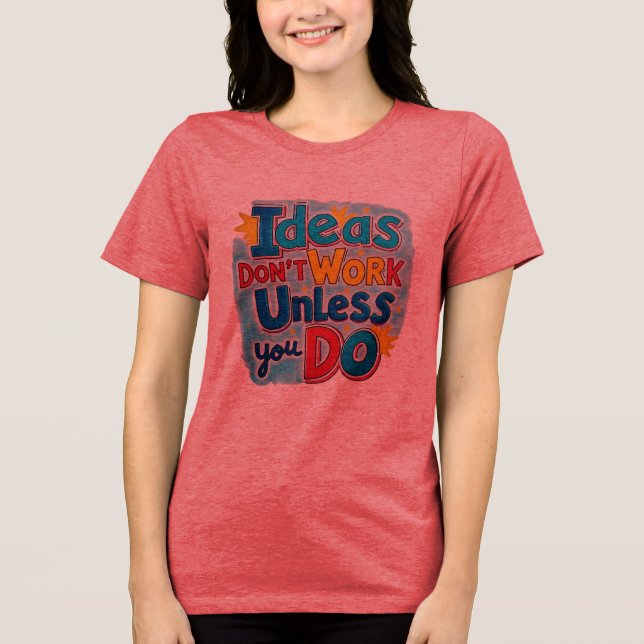 Entreprenador Mindset Tee - Trabalhe para seus son (Frente)