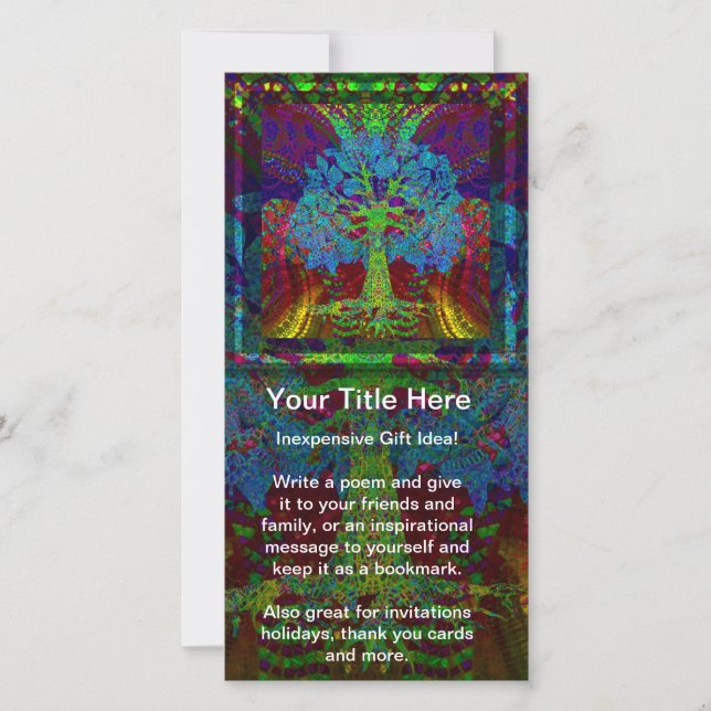 Entusiasmo sem limites da árvore da vida (Frente)