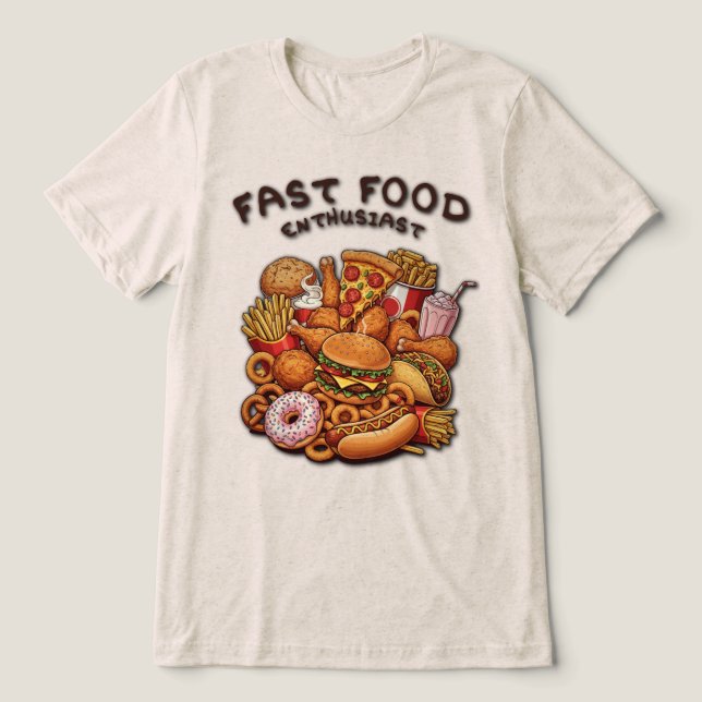 Entusiasta de Comida Rápida (Design frontal)
