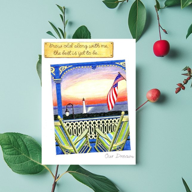 Envelheça Comigo Cartão Postal (Criador carregado)