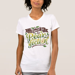 Envelhecida à Per-feição Camiseta engraçada de ani