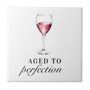 Envelhecido à Perfeição Copo de Vinho de Aniversár