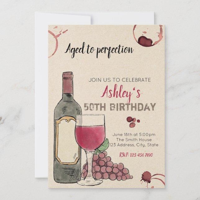 Envelhecido ao convite da perfeição (Frente)