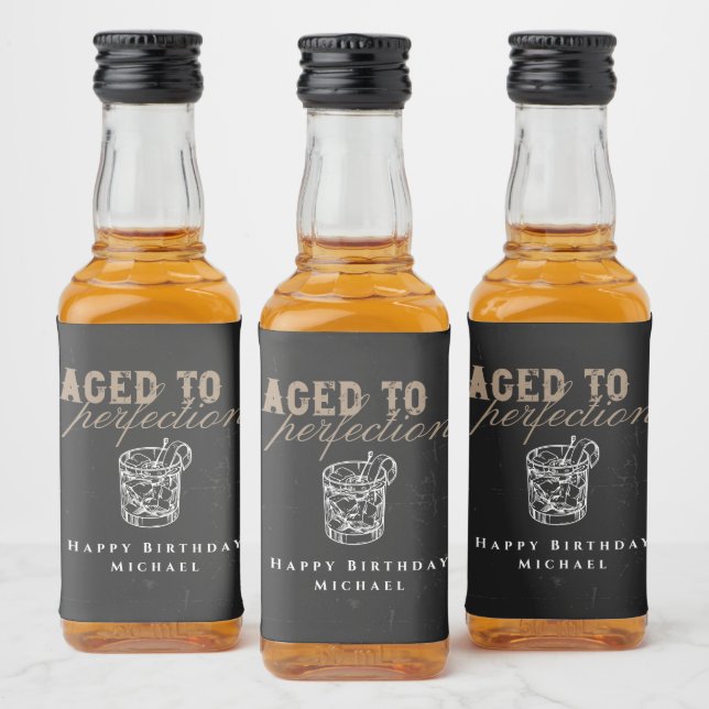 Envelhecido até a Festa de aniversário de uísque p (Garrafas)
