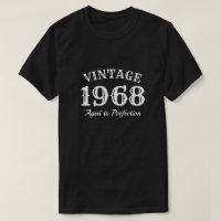 Envelhecido camisa do aniversário dos homens da