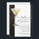 Envelhecimento ao Convite à aniversário de 40 anos<br><div class="desc">Aniversário Coquetel/ convites gráficos martini. É fácil personalizar. Todo o texto é ajustável e fácil de mudar para as necessidades do seu próprio partido. Simples Watercolor fruity bebe gráficos. Convites para ele ou para ela. Em qualquer idade,  apenas mude o texto. Tema da idade à perfeição</div>
