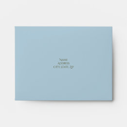 Envelope Baby Blue RSVP