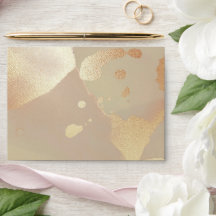 Envelope Chic de Tinta Álcool Dourado