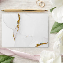 Envelope de Brilho Dourado com Tinta Alcoólica Fei