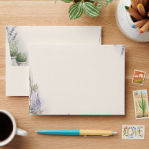 Envelope de Casamento com Glycinia no Chateau Fran