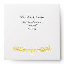 Envelope de Casamento Elegante